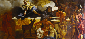 Pietro Testa - Sacrificio di Ifigenia (1640, part.)