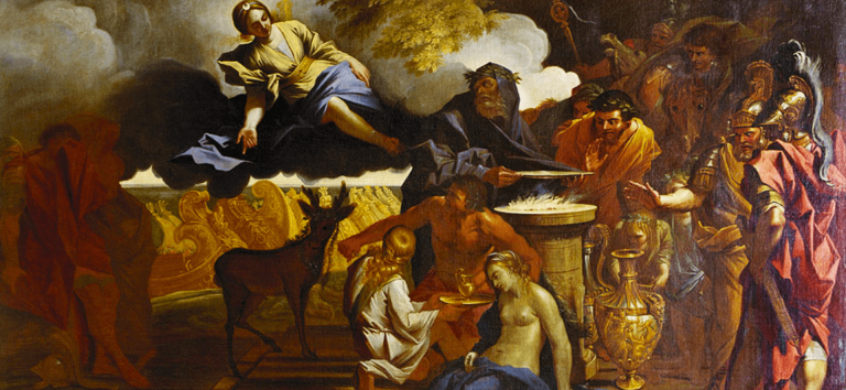 Pietro Testa - Sacrificio di Ifigenia (1640, part.)