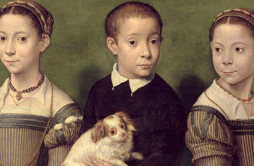 anguissola_tre_bambini_con_cane - copertina