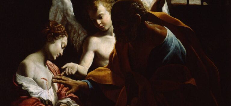 Giovanni Lanfranco, Sant’Agata in carcere, 1614 ca. (part.)