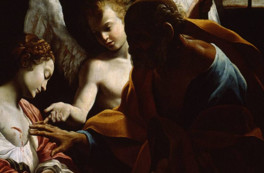 Giovanni Lanfranco, Sant’Agata in carcere, 1614 ca. (part.)