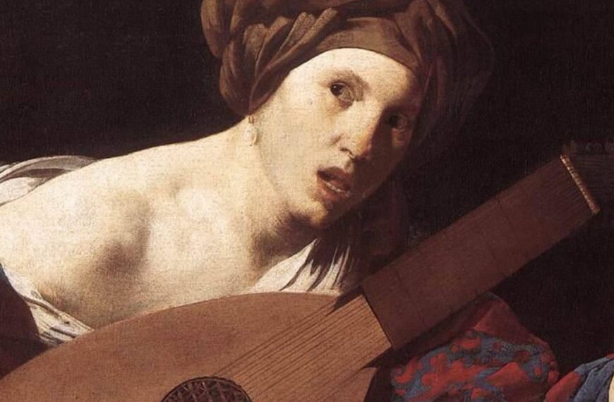 Hendrick ter Brugghen, Donna che suona il liuto, 1624 ca.