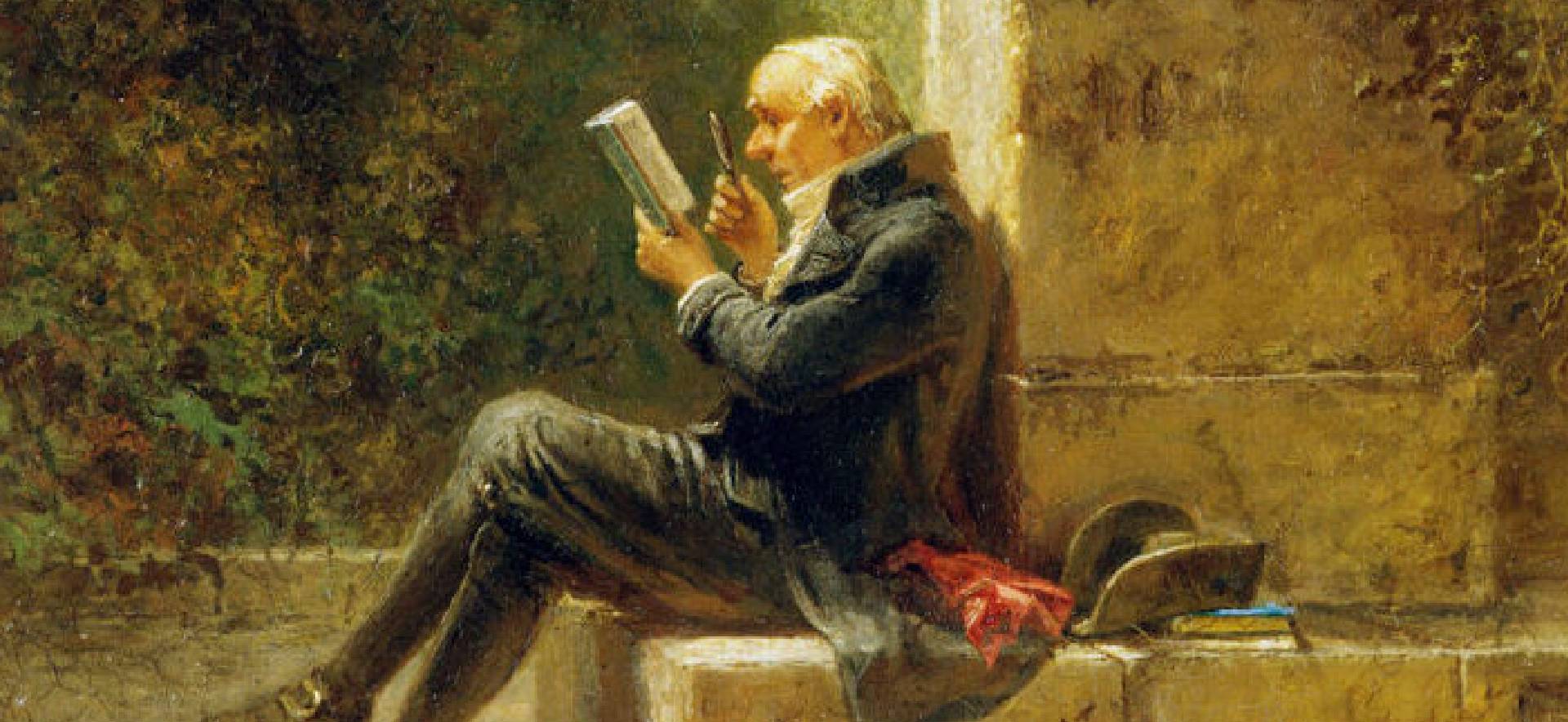 Carl Spitzweg, Il filosofo, (1855 ca. – part.)